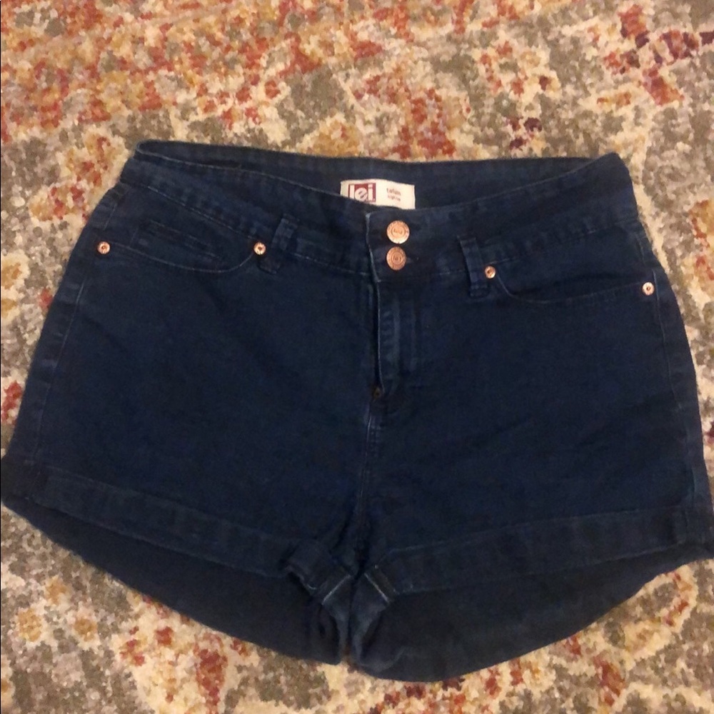 Denim shorts